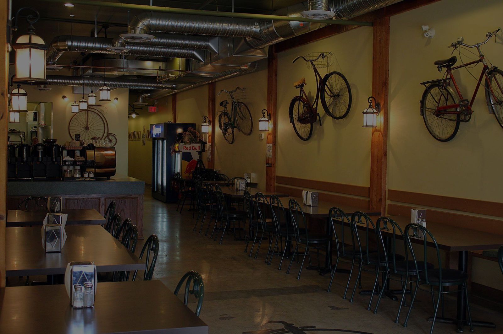 The Bike Shop Cafe dining room
